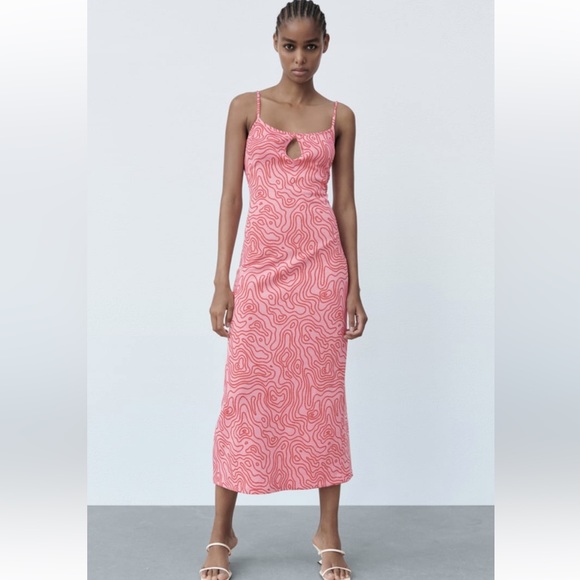 Jacquard midi dress - Picture 2 of 3